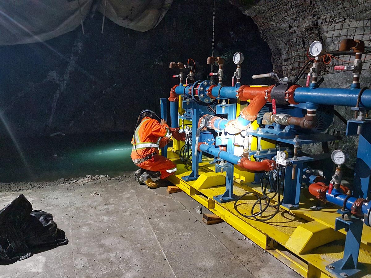 Drenaje Subterráneo Con Gasto Mínimo De Mantenimiento - HydroTech Mining